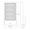 Westgate LED Multi-Power High Lumen Flood Light Series, 300W/400W/500W/600W, 5000K, 84000LM, 480V LFX-XXL-300-600W-50K-480V - alternate 3